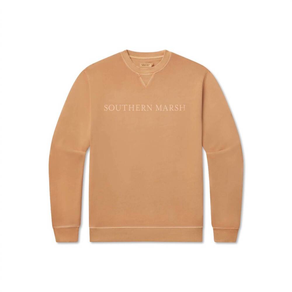NEW SOUTHERN MARSH unisex - seawash sweatshirt in camel